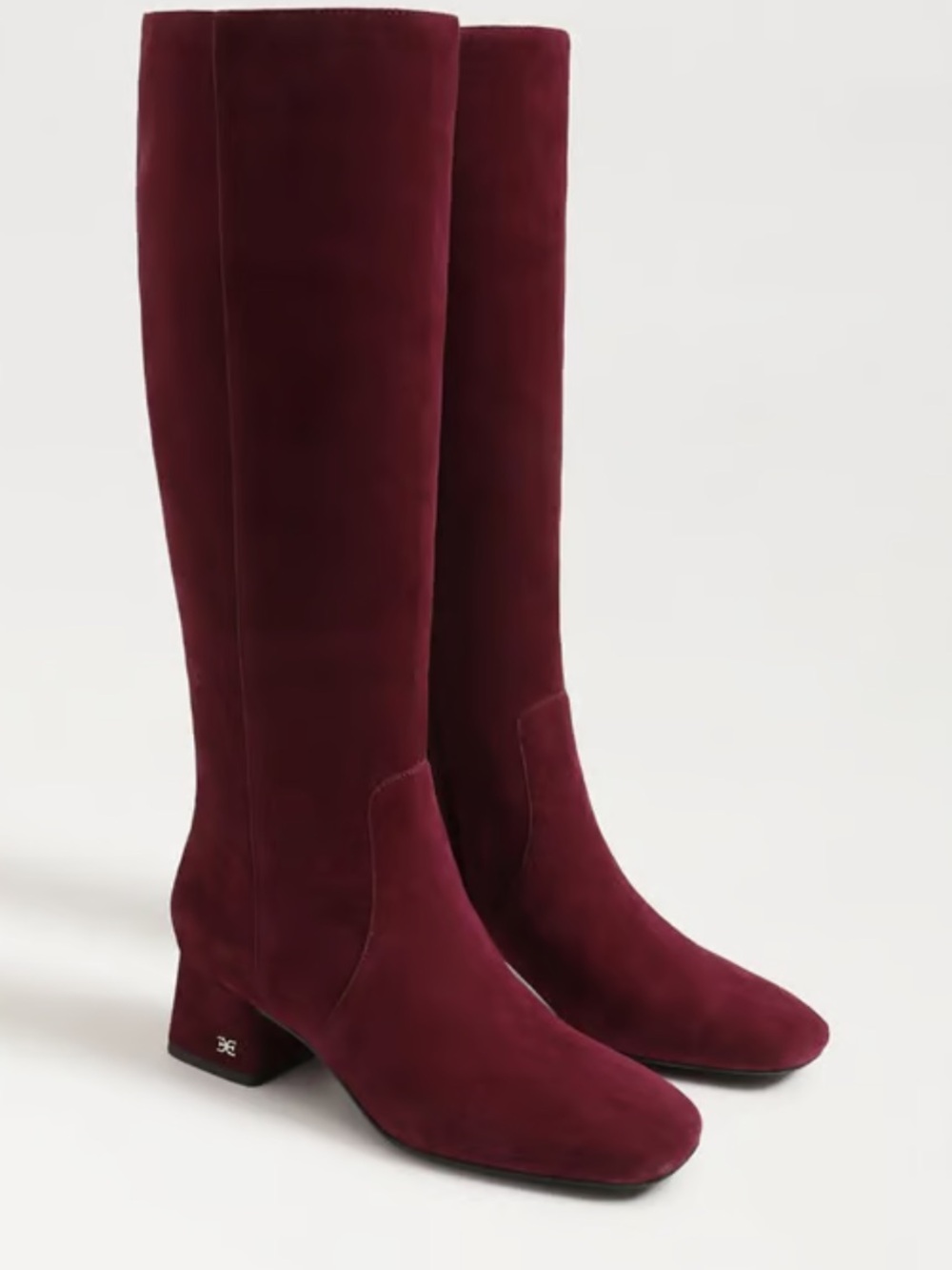 Wide calf Sam edelman Porter wide calf Merlot Suede size 8M